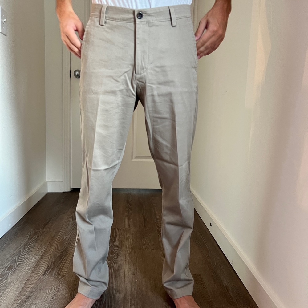 Cotton chino pants